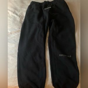Essential fear of God black joggers/ sweatpants